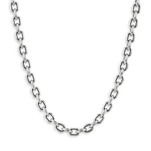 David Yurman Deco Chain Link Necklace in Sterling Silver, 24- 4201456