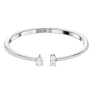 Swarovski Attract Mixed Crystal Cuff Bracelet in Silver Tone- 4310355