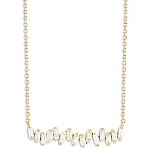 Suzanne Kalan 18K Yellow Gold Diamond Bar Necklace, 18- 4336270
