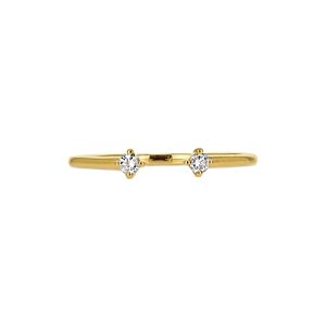 Rachel Reid 14K Yellow Gold Diamond Cuff Ring- 4335857