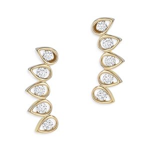 Bloomingdale's Diamond Ear Climbers in 14K Yellow Gold, 0.45 ct. t.w. - 100% Exclusive- 4327586