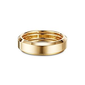 David Yurman Men's 18K Yellow Gold Beveled Band- 4362032