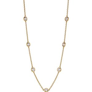 Nadri Elevate Cubic Zirconia Station Necklace in 18K Gold Plated, 16-18- 4341626