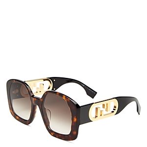 Fendi O'Lock Square Sunglasses, 54mm- 4330417