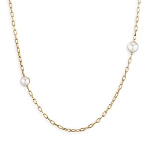 David Yurman 18K Yellow Gold Madison Cultured Freshwater Pearl Station Necklace, 36- 4200599