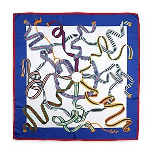 Echo Web of Intrigue Square Silk Scarf- 4338051