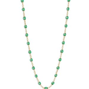 Gigi Clozeau 18K Yellow Gold Classic Gigi Resin Bead Collar Necklace, 16.5- 4175928