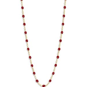 Gigi Clozeau 18K Yellow Gold Classic Gigi Resin Bead Collar Necklace, 16.5- 4175928