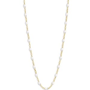 Gigi Clozeau 18K Yellow Gold Classic Gigi Resin Bead Collar Necklace, 17.7- 4353119