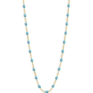 Gigi Clozeau 18K Yellow Gold Classic Gigi Resin Bead Collar Necklace, 17.7- 4353119