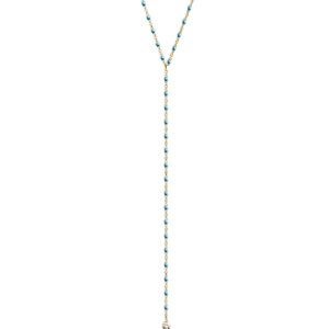 Gigi Clozeau 18K Yellow Gold Mini Gigi Diamond Resin Bead Y Necklace, 19.3-19.7- 4353138
