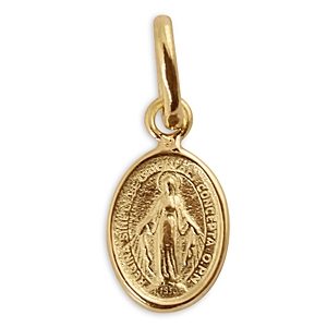 Gigi Clozeau 18K Yellow Gold Madone Oval Madonna Medallion Pendant- 4353184
