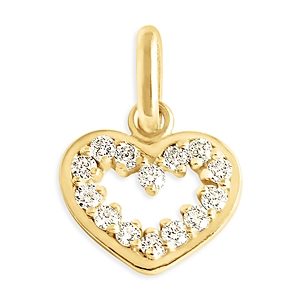 Gigi Clozeau 18K Yellow Gold Pirate Diamond Heart Pendant- 4353172