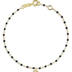 Gigi Clozeau 18K Yellow Gold Lucky Diamond Puce Bead Bracelet- 4353166