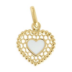 Gigi Clozeau Resin & 18K Yellow Gold Lace Heart Pendant- 4353173