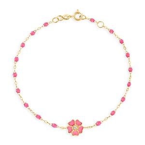 Gigi Clozeau 18K Yellow Gold Classic Gigi Voyage Flower Resin Bead Bracelet- 4353150