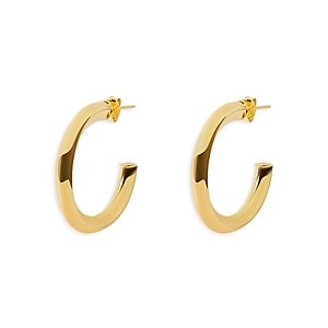 Argento Vivo C Hoop Earrings- 4371102