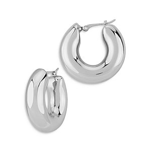 Bloomingdale's Small Doughnut Hoop Earrings in Sterling Silver - 100% Exclusive- 4393903