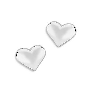 Bloomingdale's Small Puff Heart Stud Earrings in Sterling Silver - 100% Exclusive- 4393911