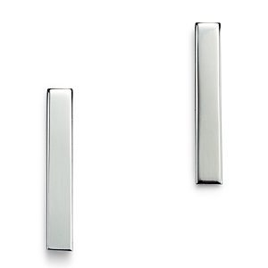 Bloomingdale's Bar Stud Earrings in 14K White Gold - 100% Exclusive- 4053540