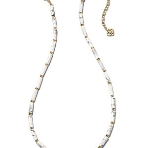 Kendra Scott Ember Gemstone Beaded Strand Necklace in 14K Gold Plated, 18-21- 4366277