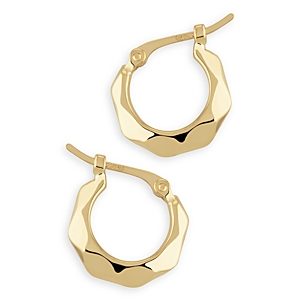 Bloomingdale's Multi Edge Polished Hoop Earrings in 14K Yellow Gold - 100% Exclusive- 4394005