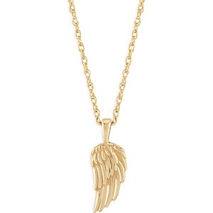 Bloomingdale's Wing Pendant Necklace in 14K Yellow Gold, 18 - 100% Exclusive- 4394013