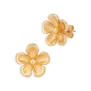Bloomingdale's Pansy Stud Earrings in 14K Yellow Gold - 100% Exclusive- 4394011