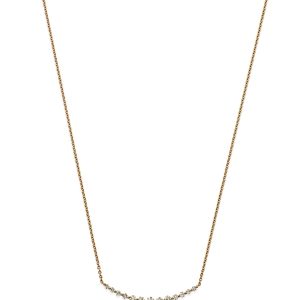 Bloomingdale's Diamond Curved Bar Necklace in 14K Yellow Gold, 0.30 ct. t.w. - 100% Exclusive- 4367219