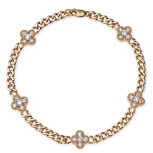 Bloomingdale's Diamond Clover Bracelet in 14K Yellow Gold, 1.0 ct. t.w. - 100% Exclusive- 4367241