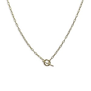Argento Vivo Paper Clip Chain Toggle Necklace, 18- 4414731