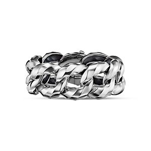 David Yurman Cable Edge Curb Chain Bracelet in Recycled Sterling Silver- 4201719