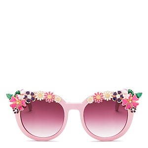 LoveShackFancy Round Sunglasses, 54mm- 4424664