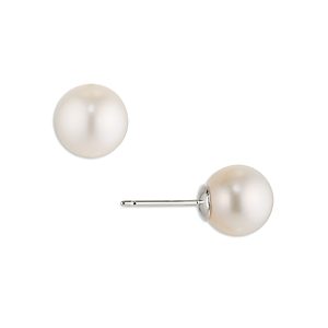 Nadri Nacre Pearl Stud Earrings- 4271297