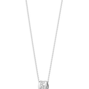 George Jensen 18K White Gold Fusion Diamond Puzzle Inspired Pendant Necklace, 17.72- 4438974