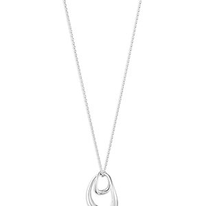 Georg Jensen Sterling Silver Offspring Large Looped Pendant Necklace, 17.72- 4438961