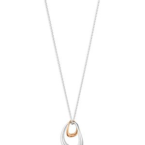 Georg Jensen 18K Rose Gold & Sterling Silver Offspring Looped Pendant Necklace, 17.72- 4438962