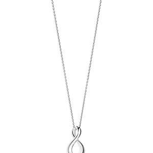 Georg Jensen Sterling Silver Infinity Pendant Necklace, 17.72- 4438963