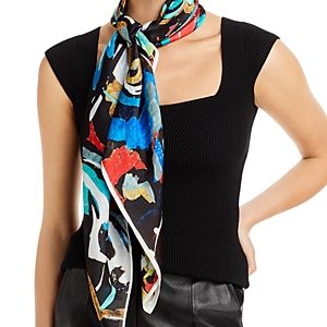 Echo Painterly Paisley Silk Scarf- 4438409