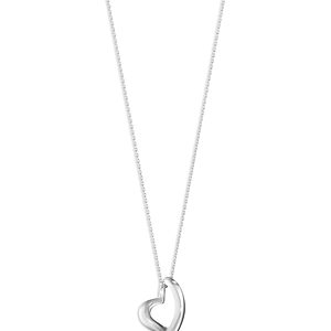Georg Jensen Sterling Silver Hearts of Georg Jensen Open Heart Pendant Necklace, 17.72- 4438952