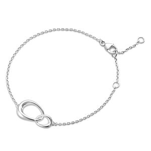 Georg Jensen Sterling Silver Offspring Link Bracelet- 4438955