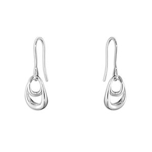 Georg Jensen Sterling Silver Offspring Drop Earrings- 4438954