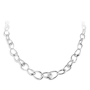 Georg Jensen Sterling Silver Offspring Link Necklace, 17.72- 4438957