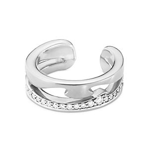 Georg Jensen 18K White Gold Fusion Diamond Ear Cuff- 4439255