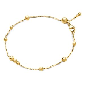Georg Jensen 18K Yellow Gold Moonlight Grapes Polished Ball Link Bracelet- 4430822