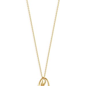 Georg Jensen 18K Yellow Gold Offspring Looped Pendant Necklace, 17.72- 4430821