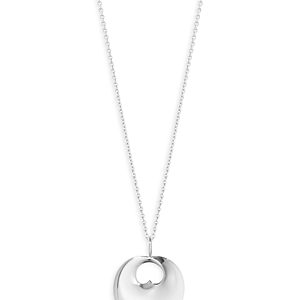 Georg Jensen Sterling Silver Hidden Heart Pendant Necklace, 17.72- 4439283