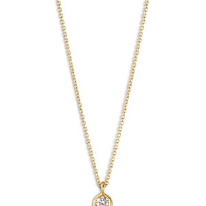 Georg Jensen 18K Yellow Gold 0.10 ct. Diamond Mercy Pendant Necklace, 17.72- 4439215