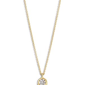Georg Jensen 18K Yellow Gold 0.20 ct. Diamond Mercy Pendant Necklace, 17.72- 4439216
