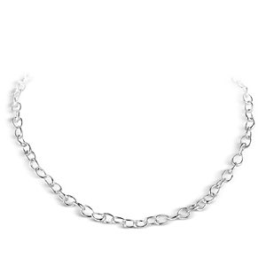 Georg Jensen Sterling Silver Offspring Small Link Necklace, 17.72- 4439120